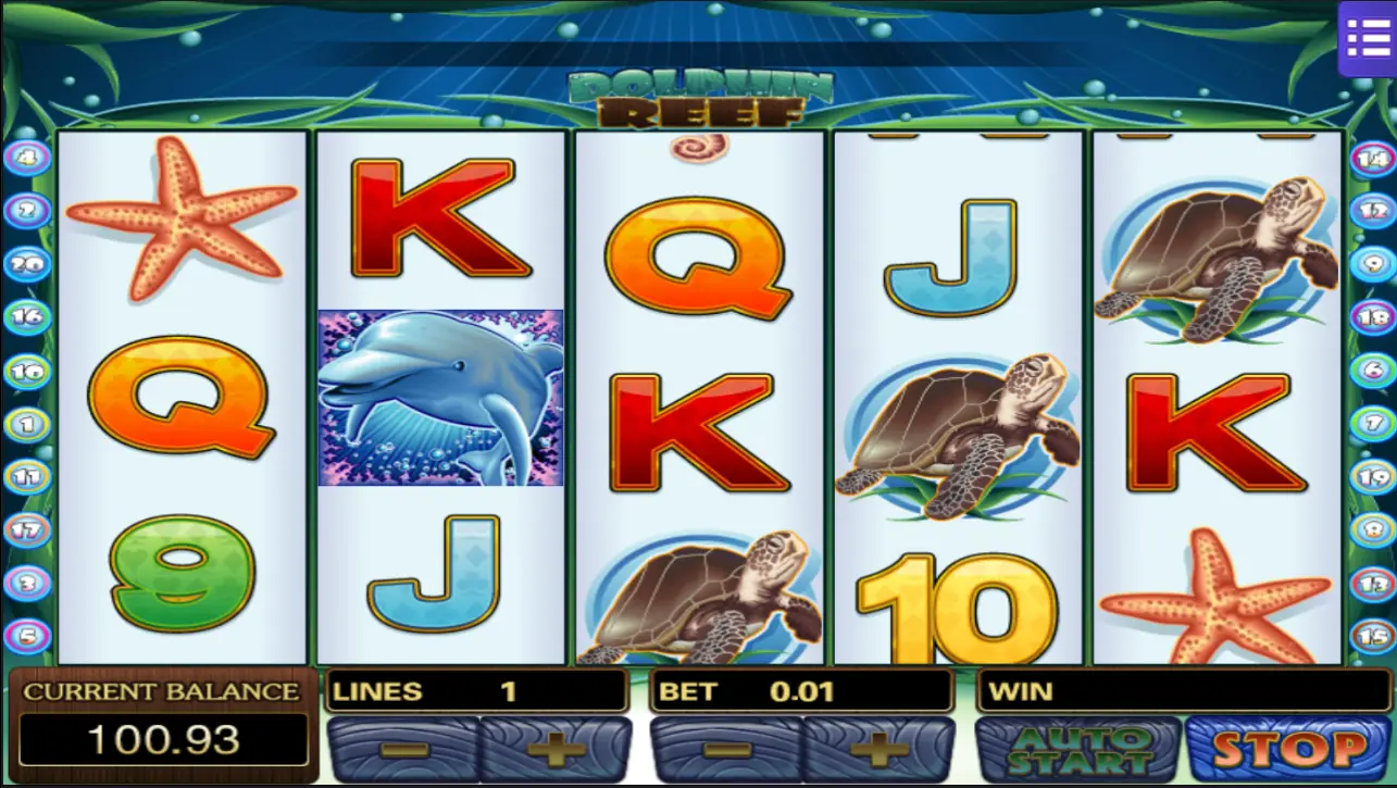 Dolphin Reef slot game